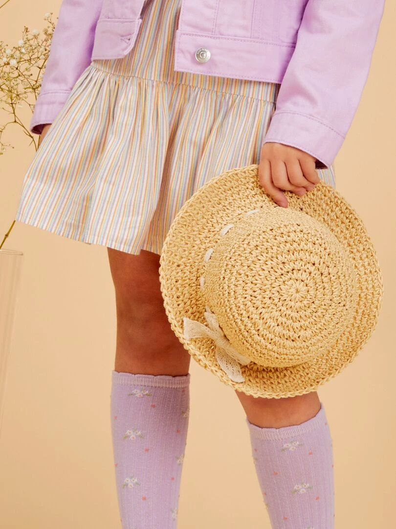 Chapeau cloche Beige