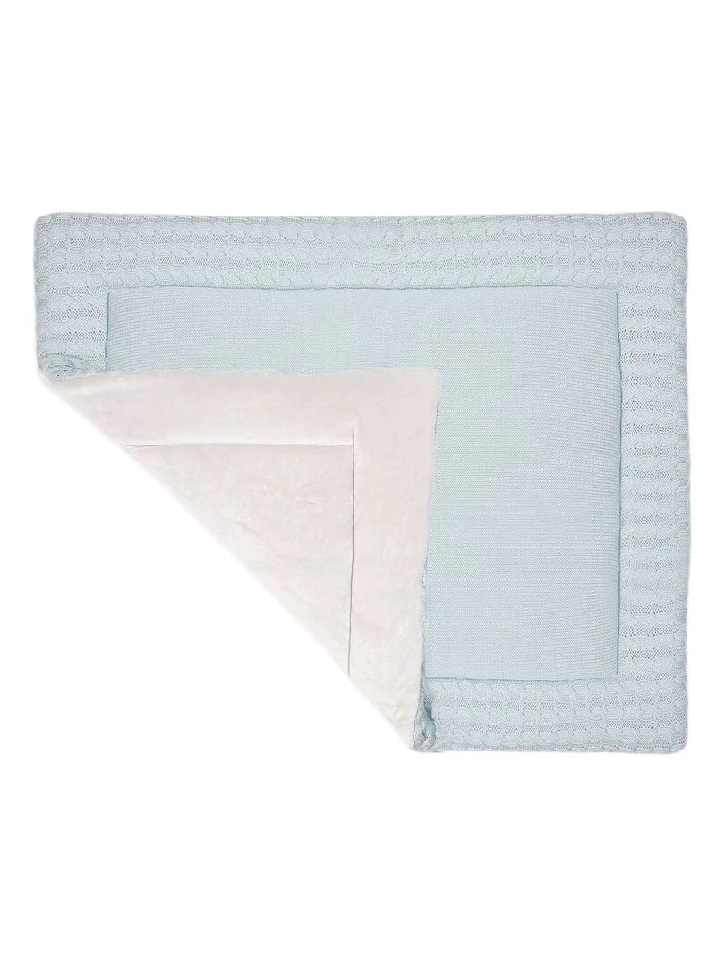 Tapis de parc pour bébé tapis de jeu en coton   Bleu ciel