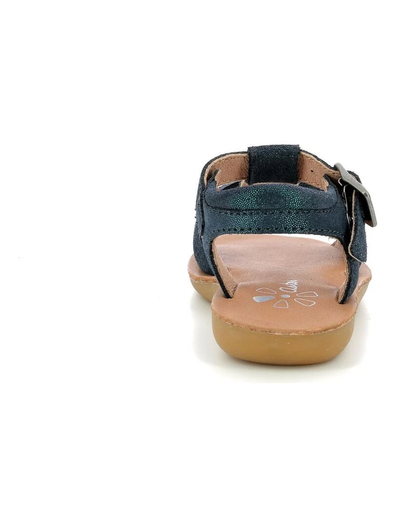 Sandales Cuir Taora   Bleu marine