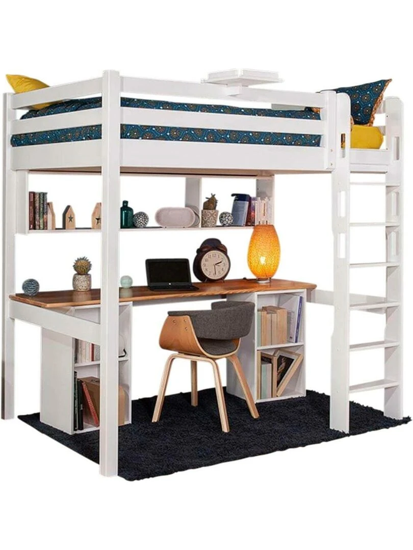 Bureau pour lit mezzanine Orphée AKITEN RETAIL Marron