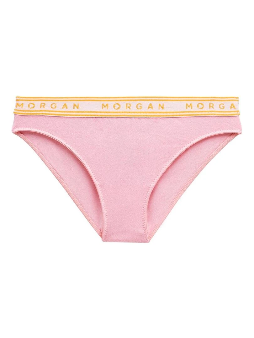 Lot de 2 slips en coton INES Morgan Junior Orange