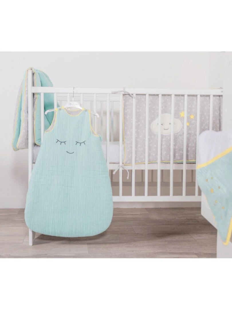 Cape de bain + gant Demi Lune (75 x 75 cm) Vert d'eau