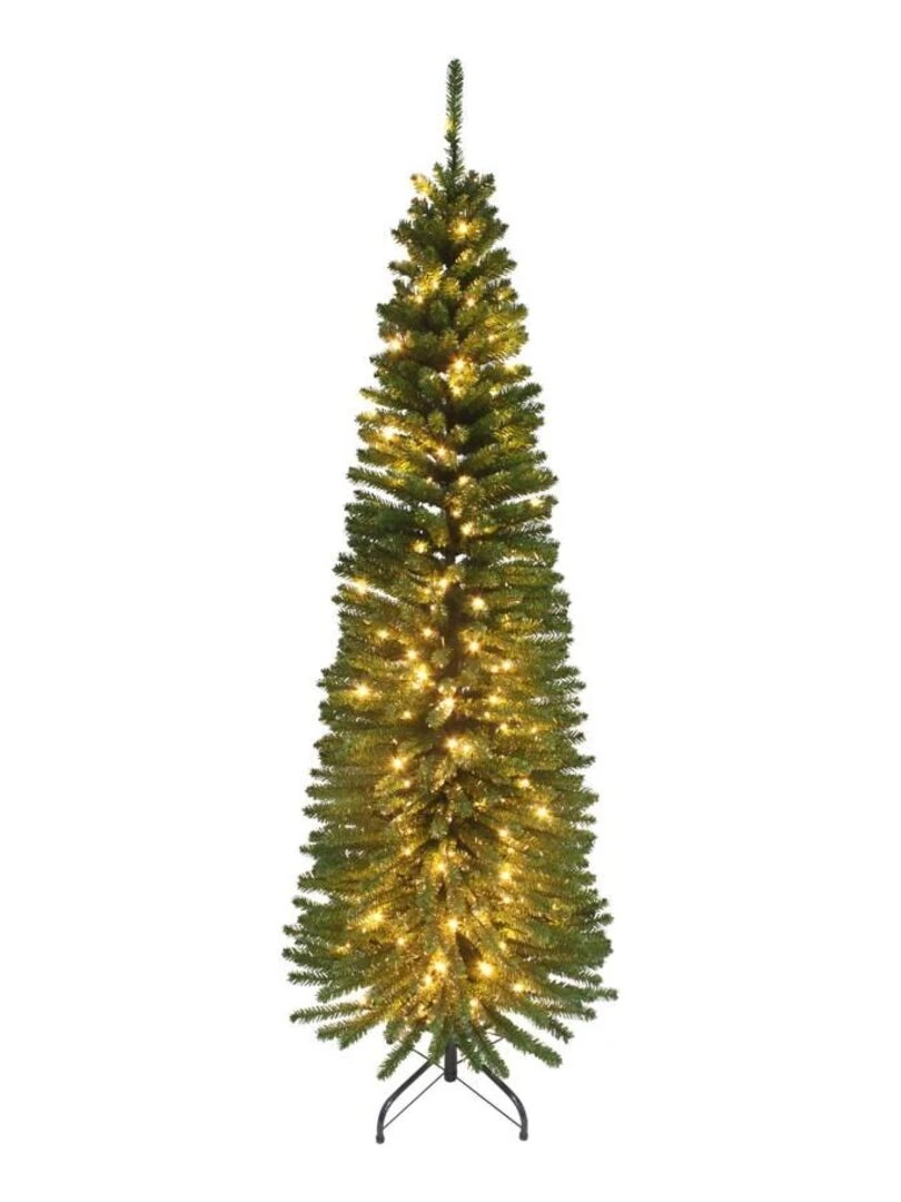 Sapin de Noel Artificiel Luxe Cypres avec leds H150 secteur Vert