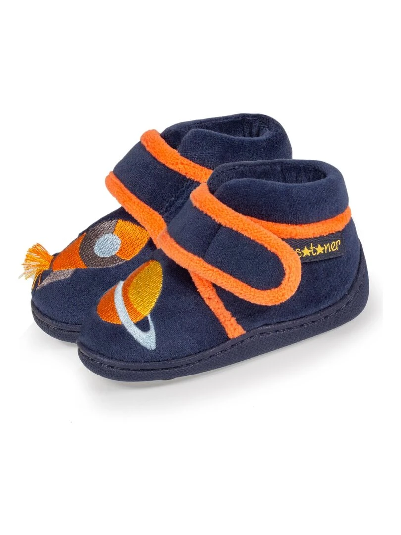Chaussons bottillons Bébé / Enfant Espace Bleu marine