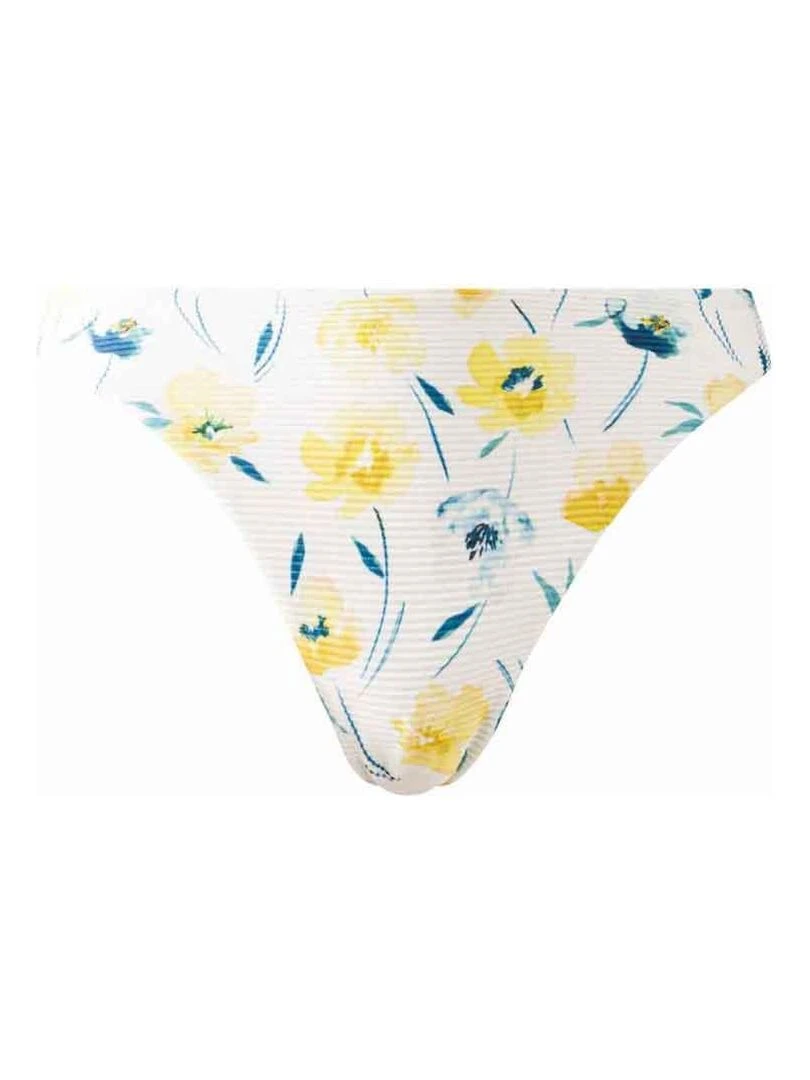 Slip de bain tanga CITRONNADE Brigitte Bardot Bain Blanc