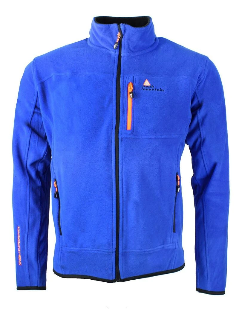Blouson polaire homme CALON PEAK MOUNTAIN Bleu