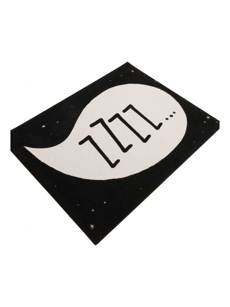 Tapis enfant SLEEP TIGHT MD Noir 95x125 Fait en Europe en nylon   Noir