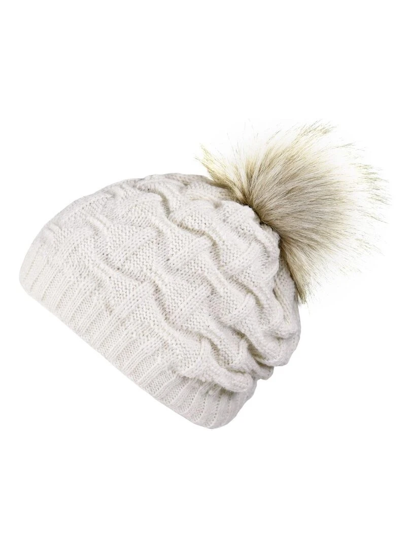 Ensemble Snood Bonnet Nora   Made in UE   Blanc