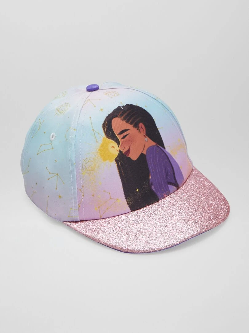 Casquette 'Wish' 'Disney' avec visière pailletée Mauve/rose
