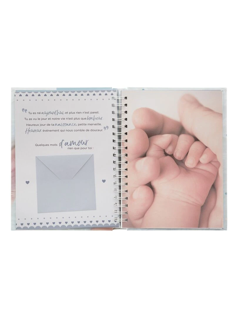 Livre de naissance 100 pages bleu   Bleu