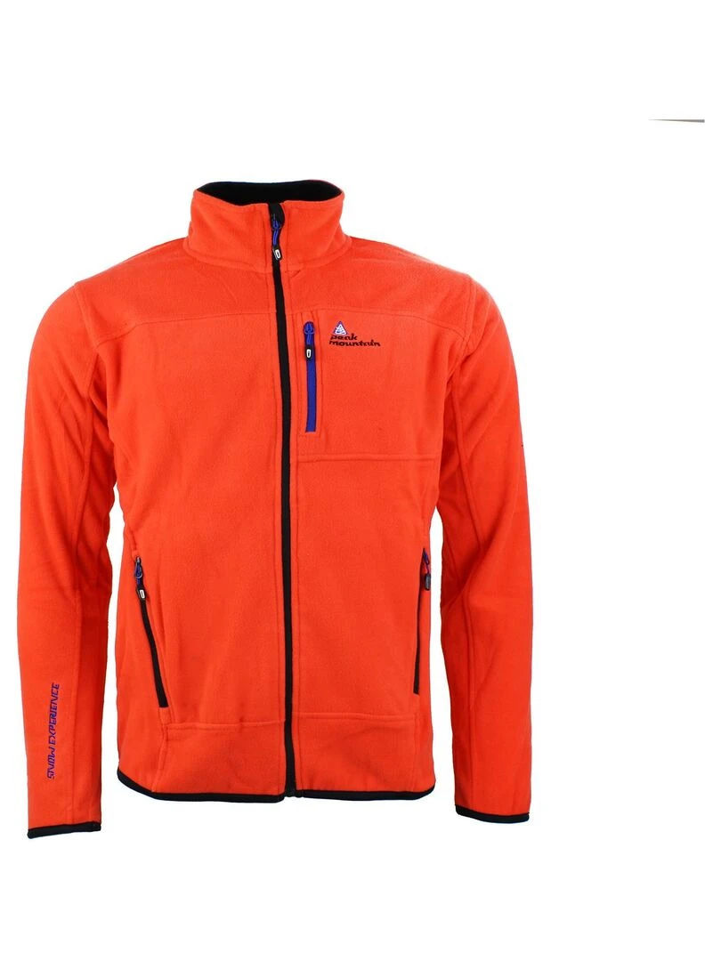 Blouson polaire homme CALON PEAK MOUNTAIN Orange