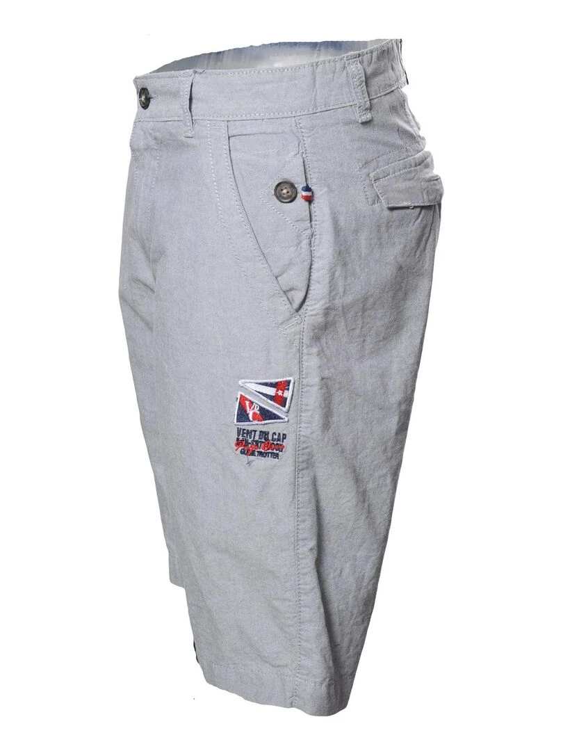 Bermuda homme CEBRUN   VENT DU CAP   Gris