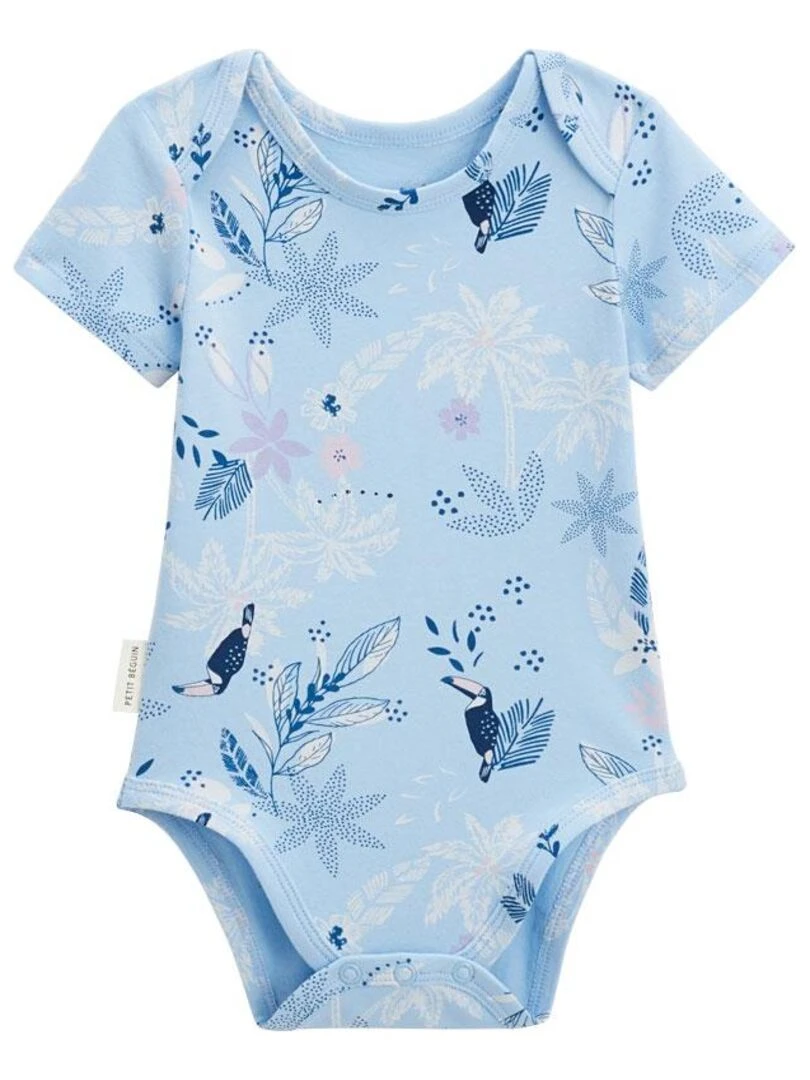 Lot de 2 bodies bébé manches courtes Bella Chica   Bleu