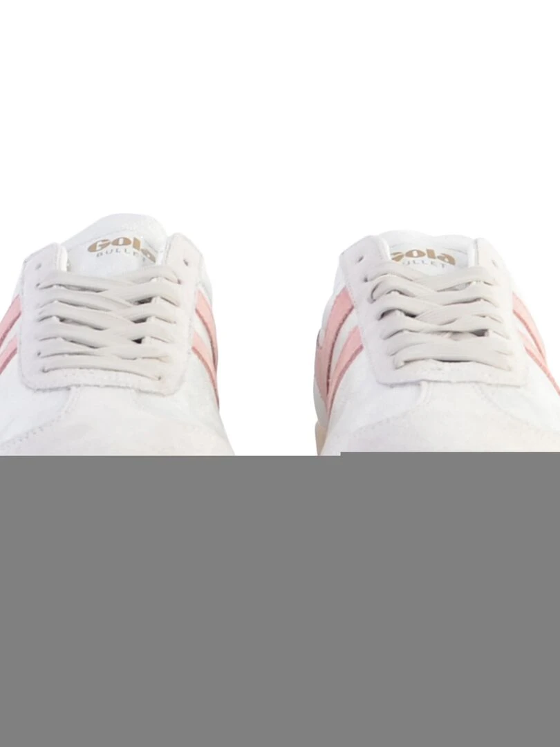 Basket Cuir Gola Bullet Blaze   Blanc