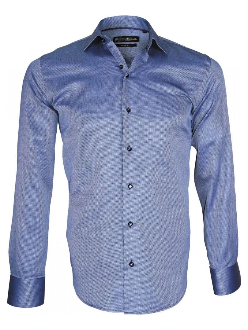 Chemise double retors BIAGI Bleu