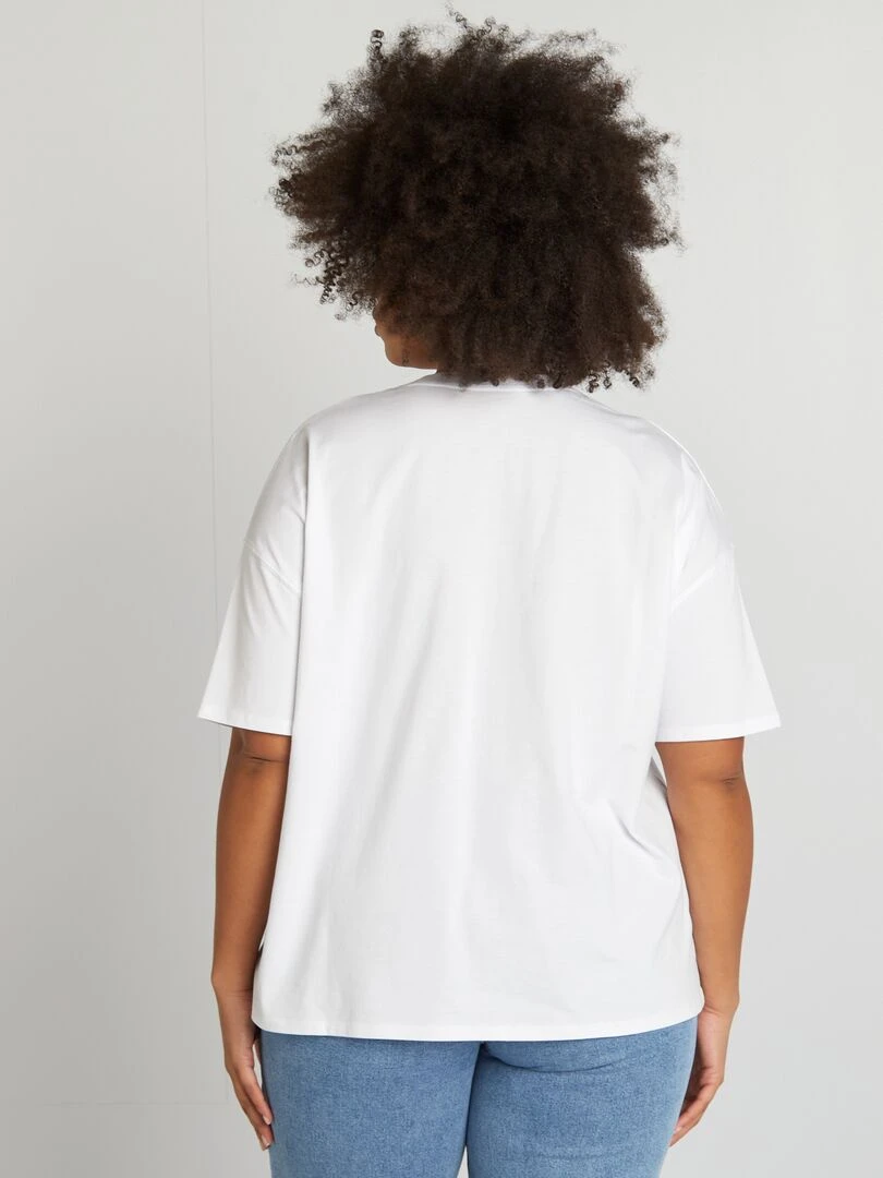 T shirt imprimé 'Disney'   Blanc