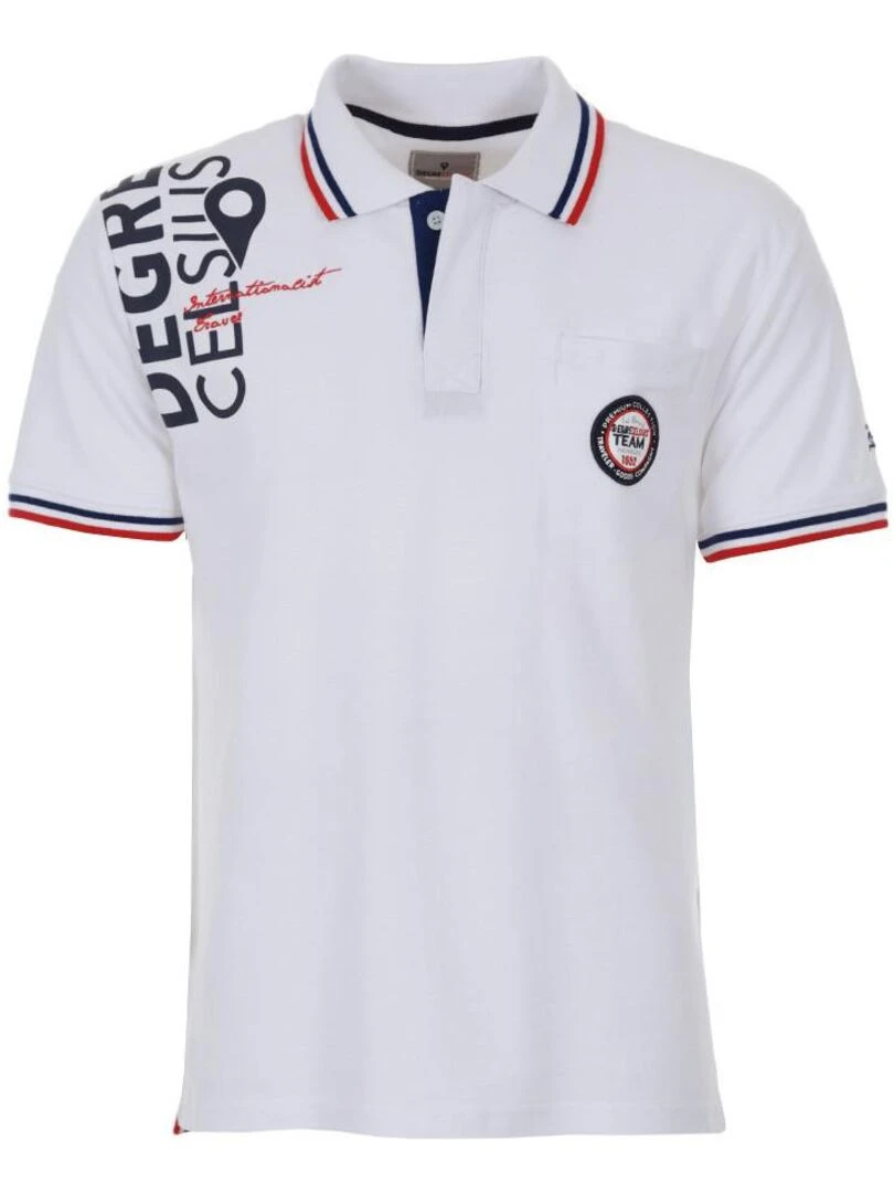 Polo manches courtes homme CALOR DEGRE CELSIUS Blanc