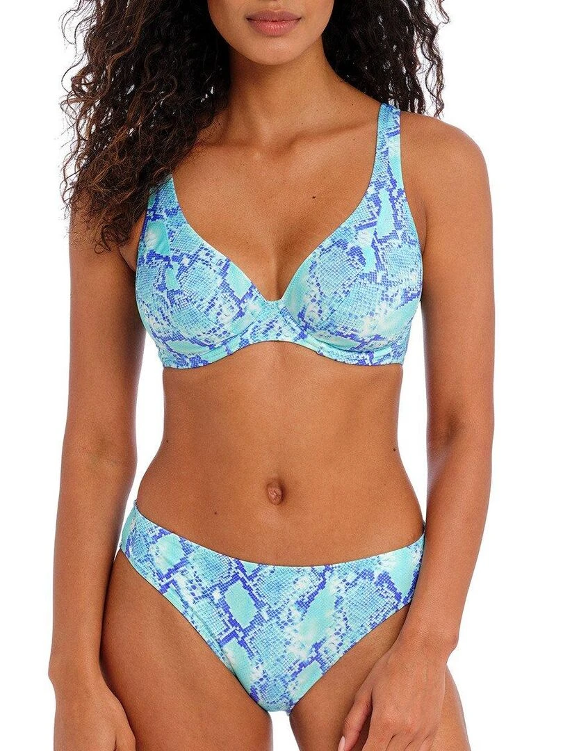 Haut de maillot serpent avec armatures Komodo bay Bleu