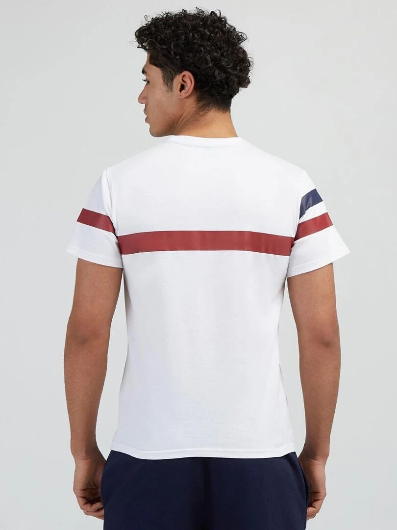 TEE SHIRT TRICOLORE Airness   Blanc