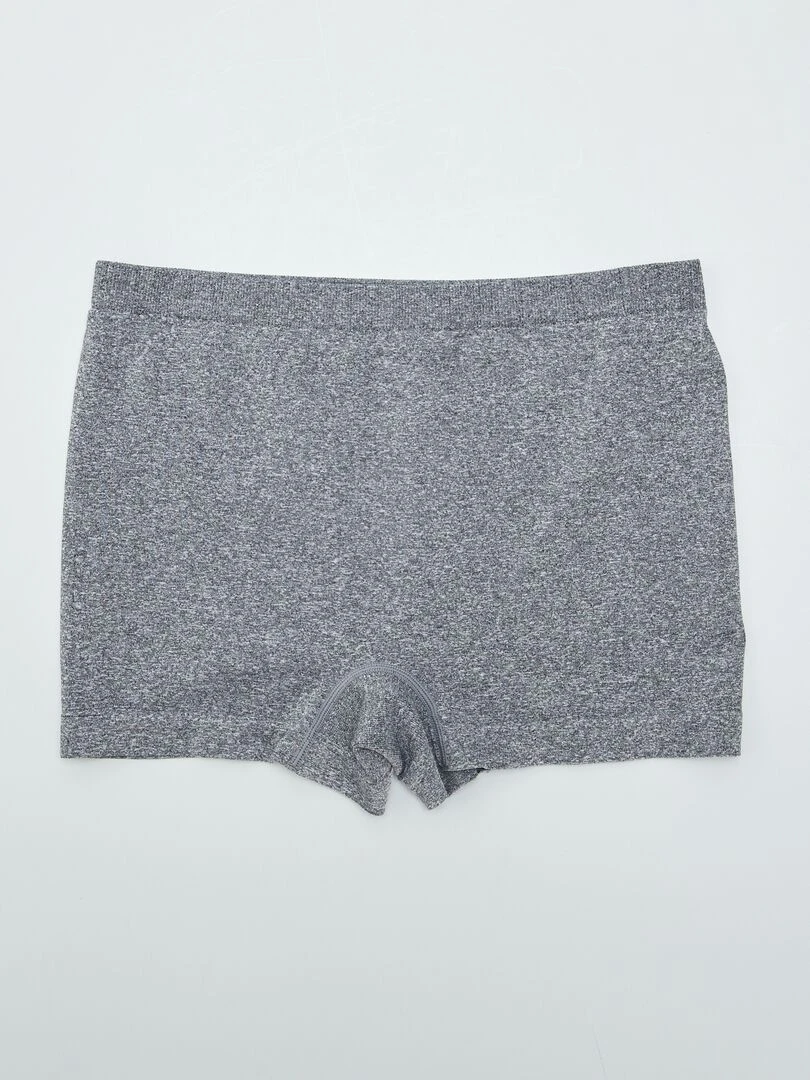 Lot de 2 shortys sans couture   So Easy   Noir/gris