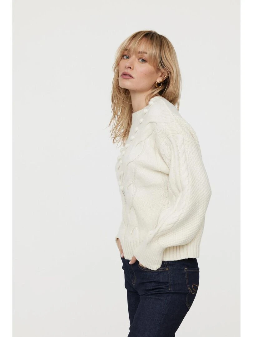 Lee Cooper Pull manches longues polyester regular CLISTE Beige