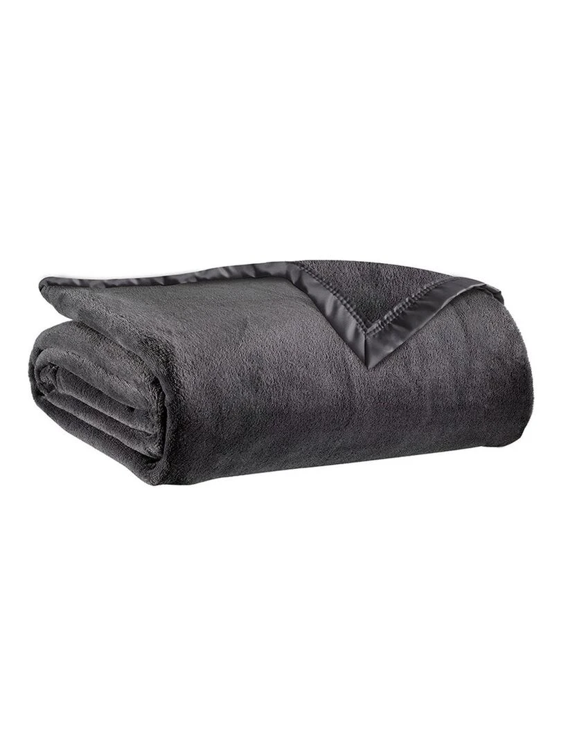 Couverture de mamie 220x240 cm Polyester Ombre Gris