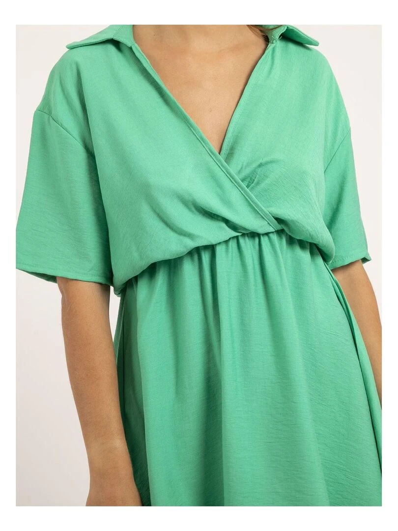 Robe courte IKONA   Vert