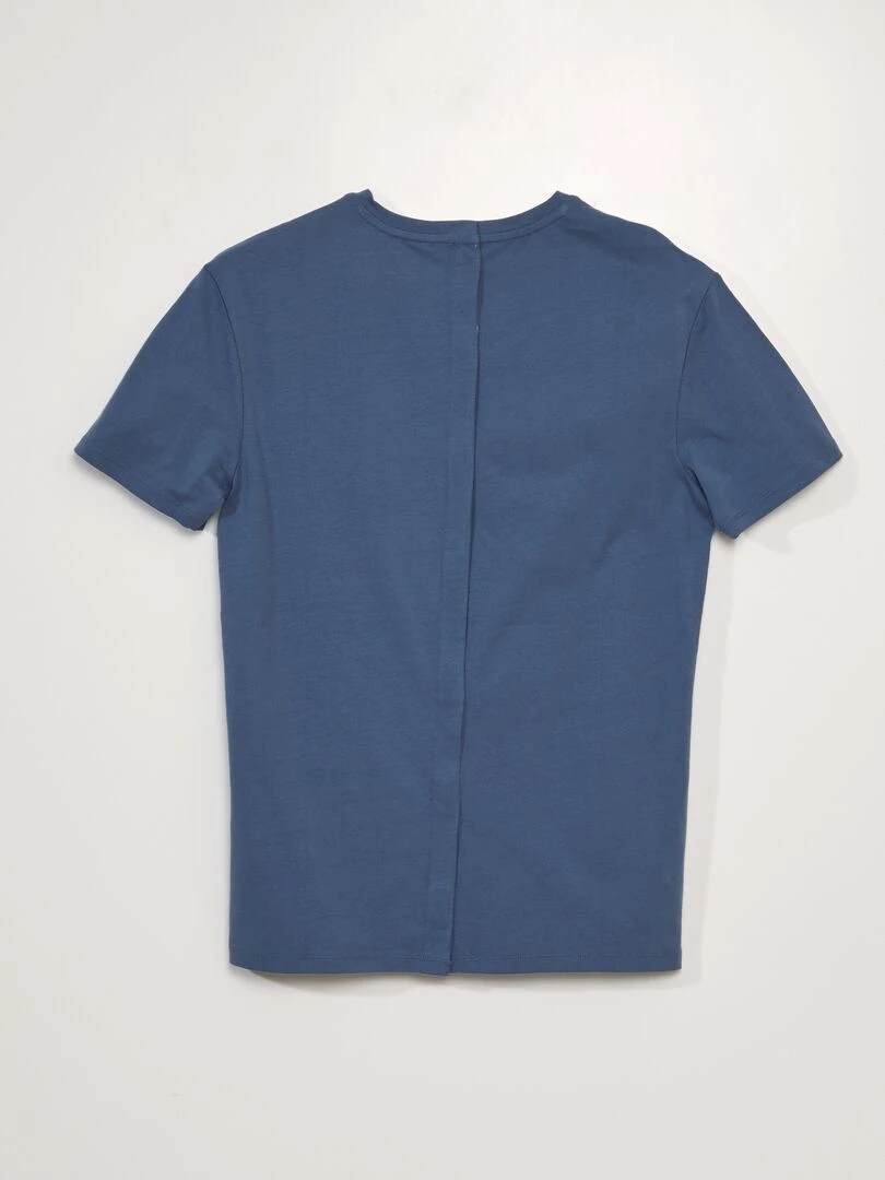 T shirt en jersey   So Easy   Bleu