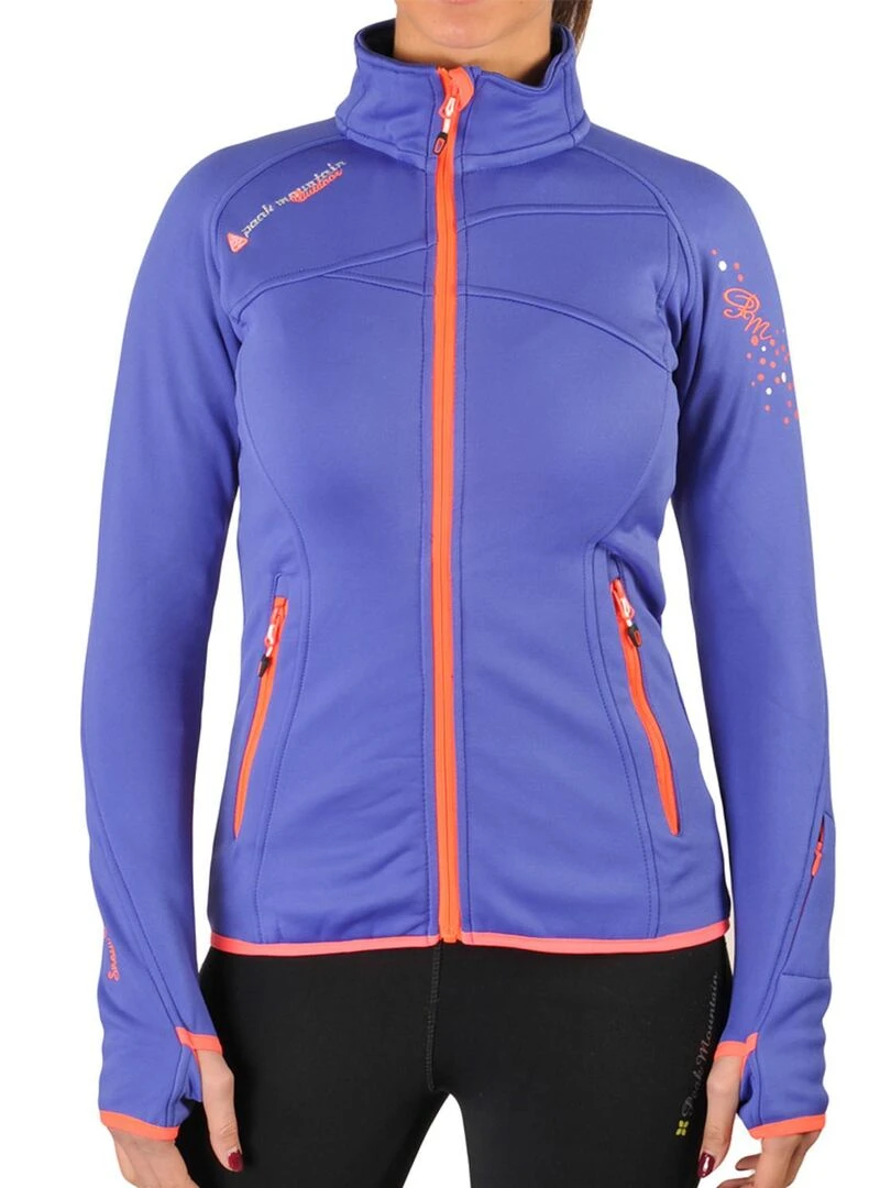 Blouson polarshell femme ACLIMATE   Violet