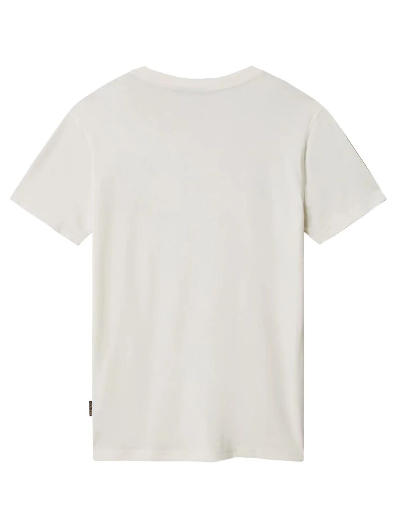 Tee Shirt Napapijri S Verres NP0A4GBR   Blanc