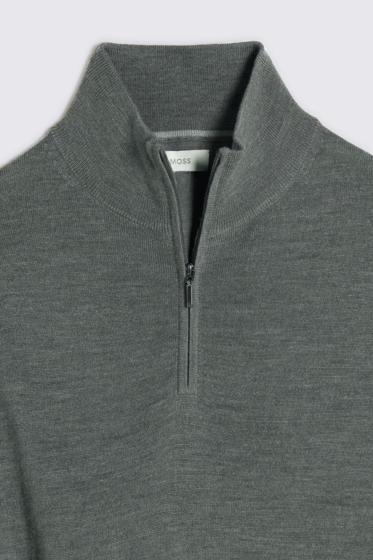 White Merino Mock-Neck Jumper   Buy Online at Moss