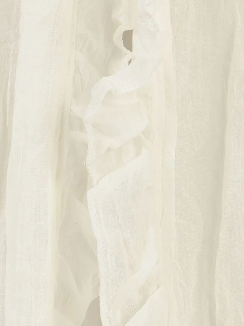Ciel de lit ivoire (245 cm) Beige
