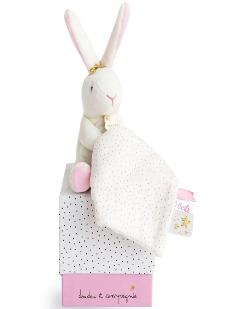 Coffret Doudou Lapin Étoile Poudre De Perlidoudou (10 Cm) N/A