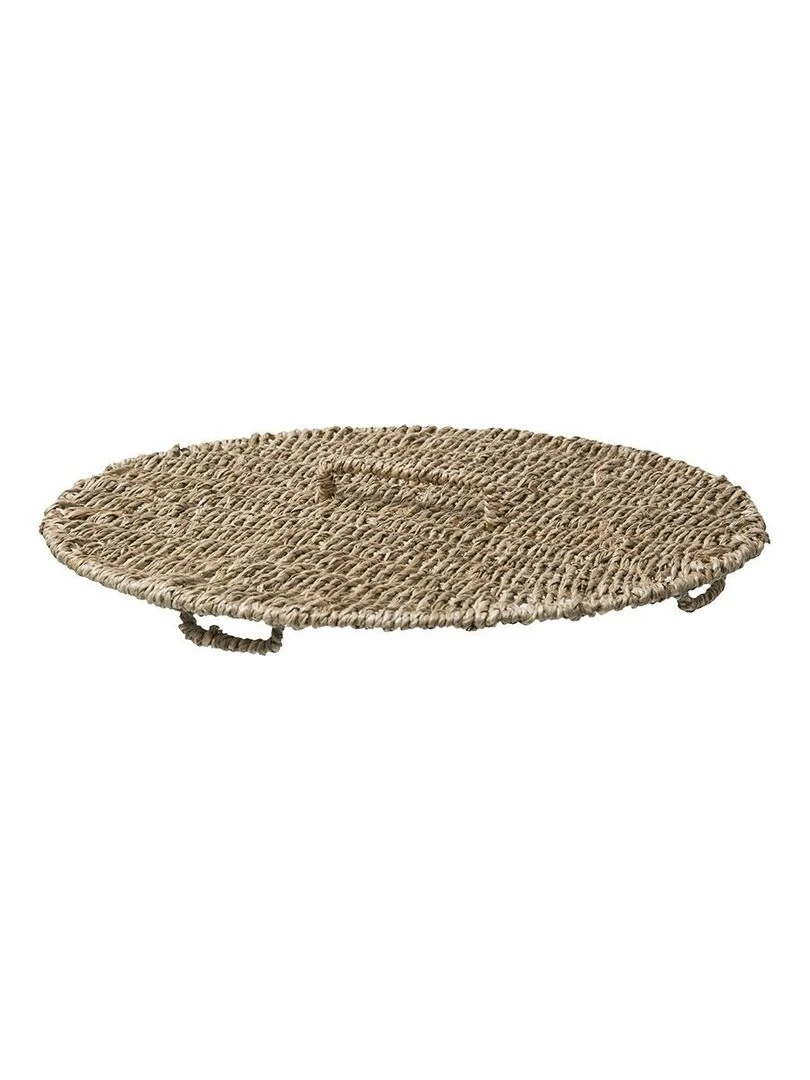 Panier à linge 41L rond seagrass Beige