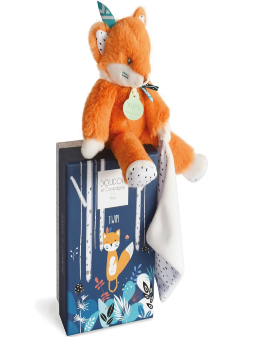 Coffret Peluche Avec Doudou Tiwipi Renard (21 Cm) N/A