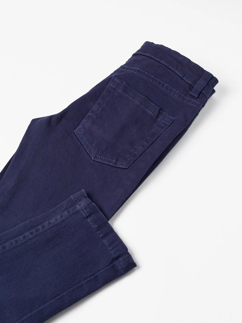 Pantalon en sergé de coton pour garçon 'Skinny'  PICASSO   Bleu foncé
