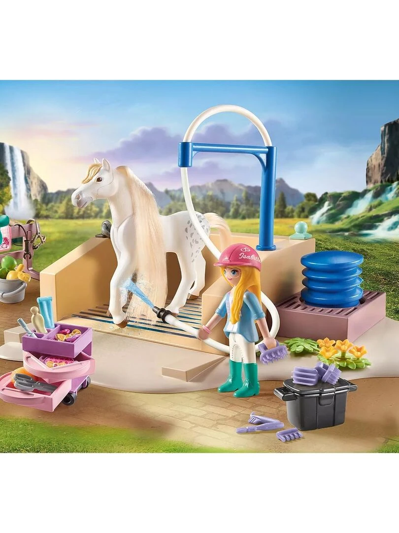 Horses of Waterfall Isabella & Lioness avec aire de lavage pour chevaux   N/A