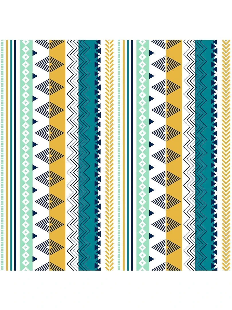 Nappe Toile cirée au mètre Zinos Bleu