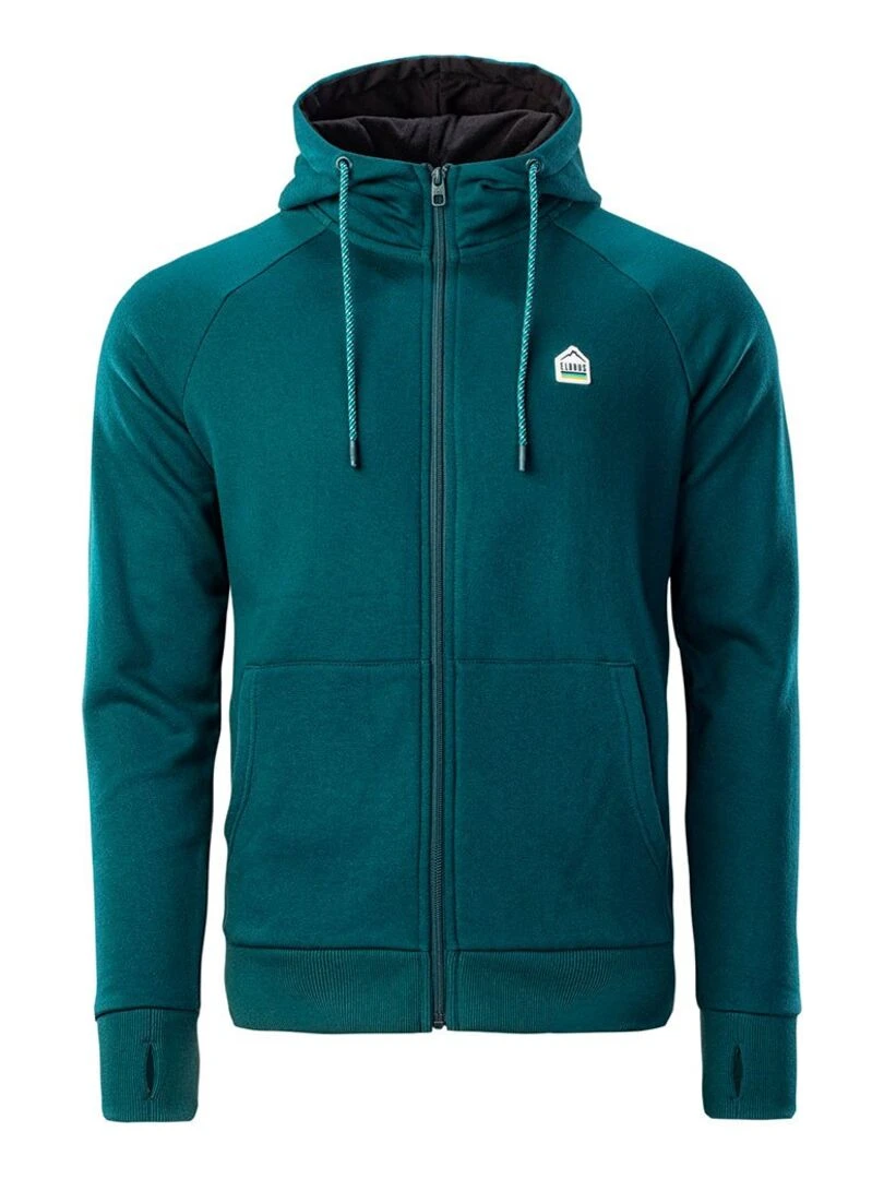 Elbrus Veste à capuche RUFO Bleu Vert