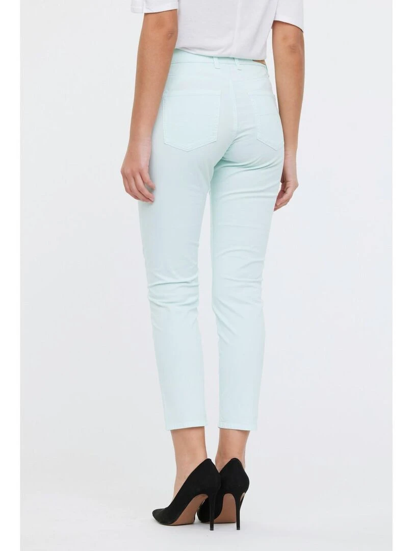 Lee Cooper   Pantalon coton slim LC135   Bleu lagon