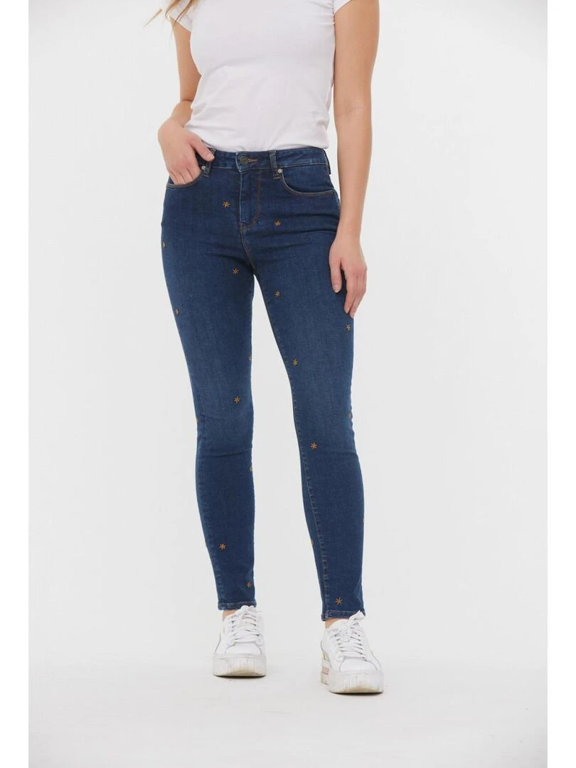 Lee Cooper Jean coton slim LC135F Bleu
