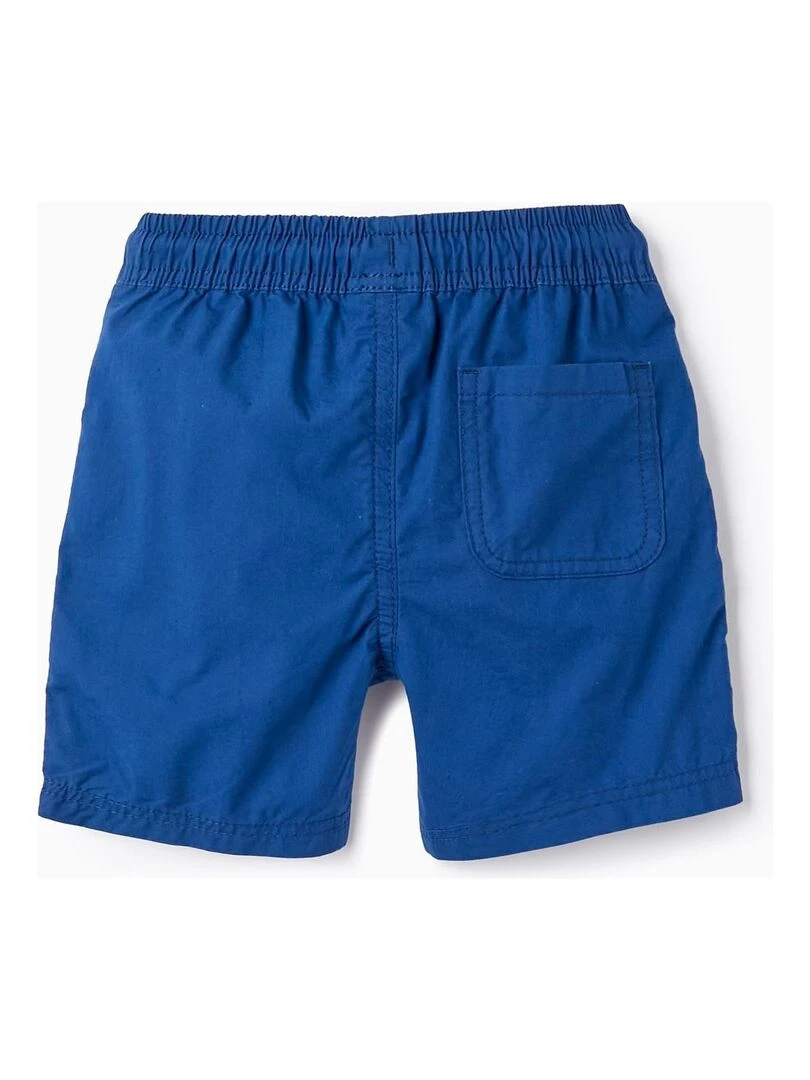 Shorts en Popeline pour Bébé Garçon Bleu foncé