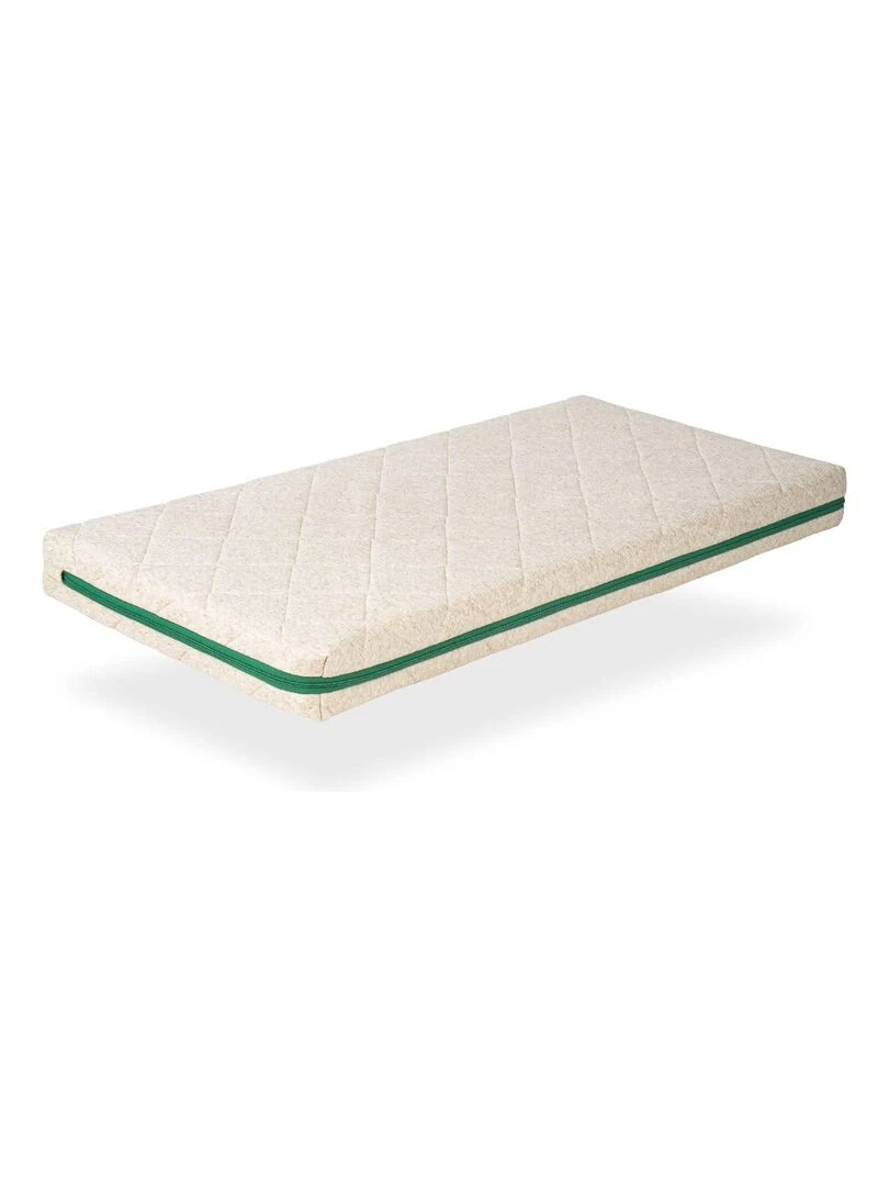 Matelas bebe  EKO BABY AIR Epaisseur 11 CM   Noyaux en mousse et Coco Naturel   Marron clair