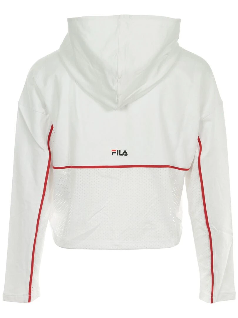 Sweat Fila Romy Hooded Top Wn's Blanc