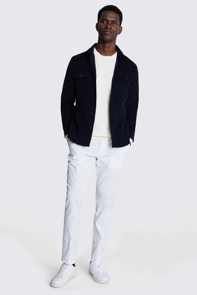White Merino Mock-Neck Jumper   Buy Online at Moss