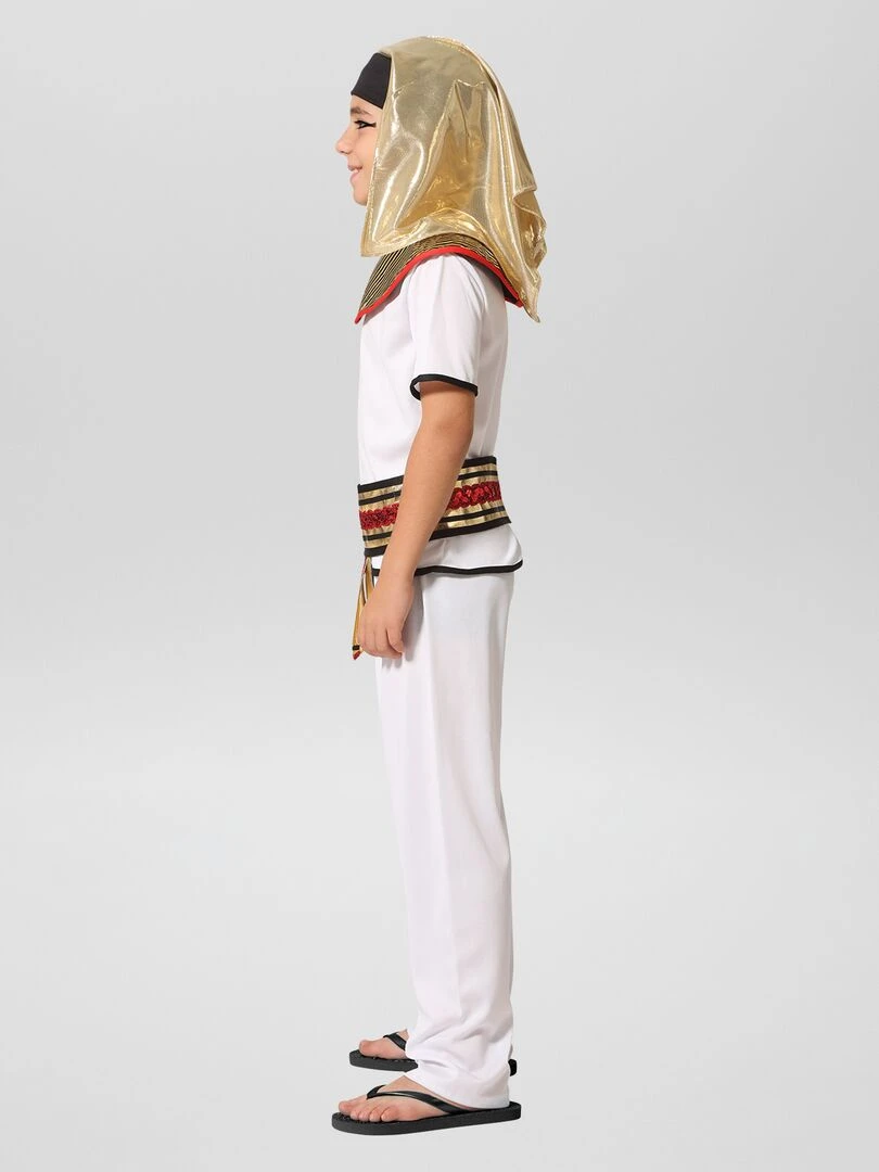 Déguisement style 'Egyptien' 4 pièces blanc