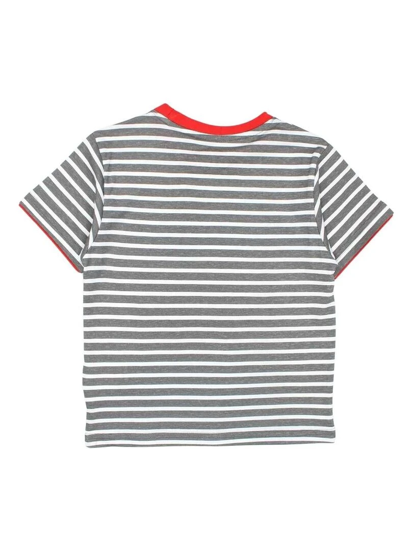 Lee Cooper   Ensemble T shirt bermuda garçon Imprimé Logo   Gris