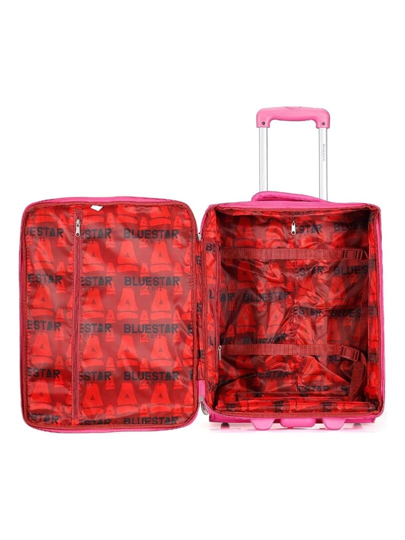 BLUESTAR   VALISE CABINE POLYESTER BERCY E  53 CM   Rose