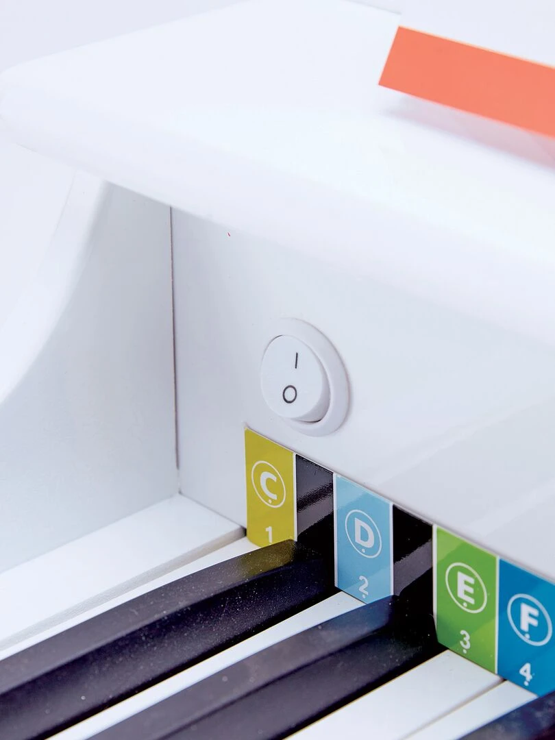 Piano À Queue Électronique Deluxe Blanc   N/A