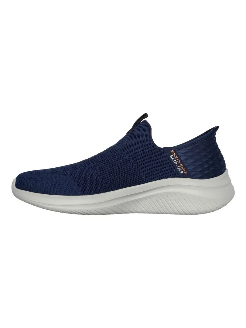 Basket à Enfiler Skechers Ultra Flex 3.0 Smooth Step Bleu
